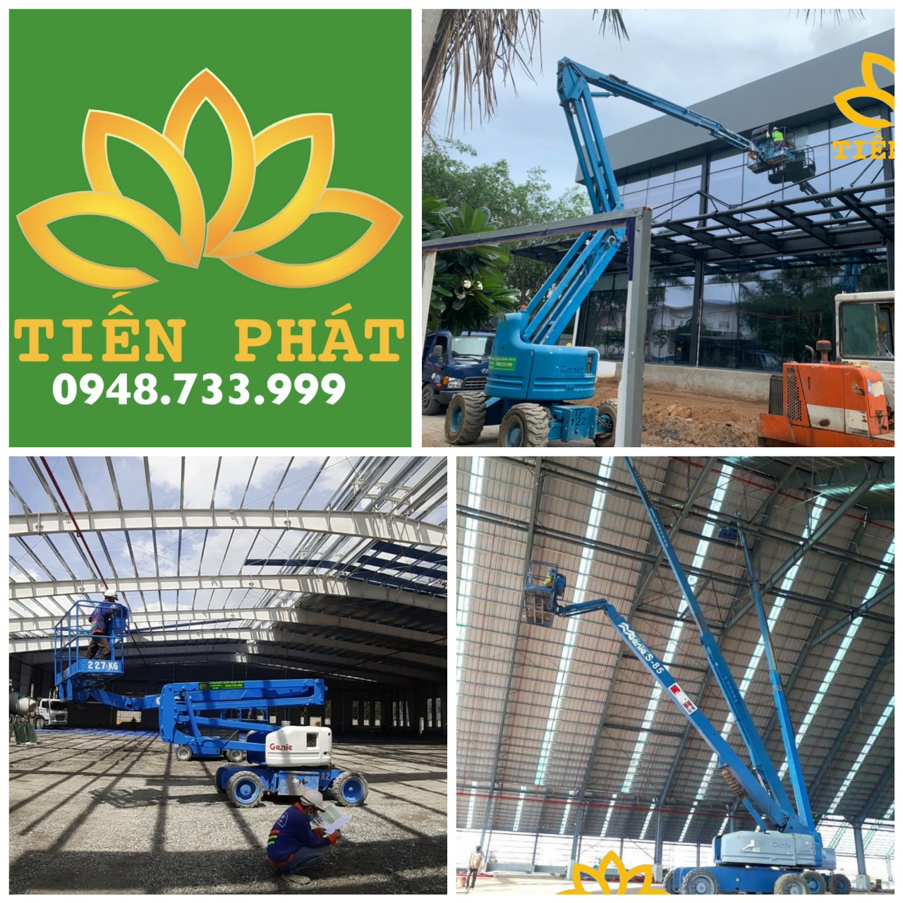 Cho thuê xe nâng người 20m tại Bà Rịa - Vũng Tàu