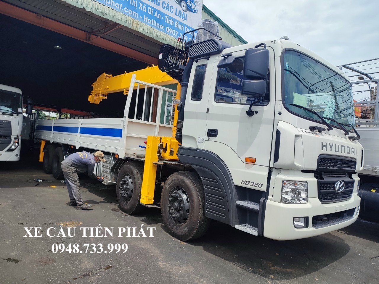 Cho thuê xe cẩu thùng tại Bình Dương 0948733999