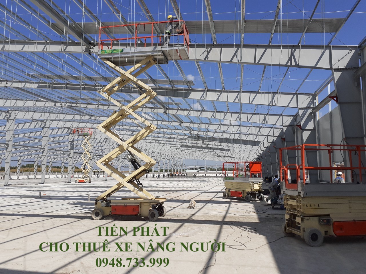 Cho thuê xe nâng người tại khu công nghệ cao quận 9 TP Hồ Chí Minh