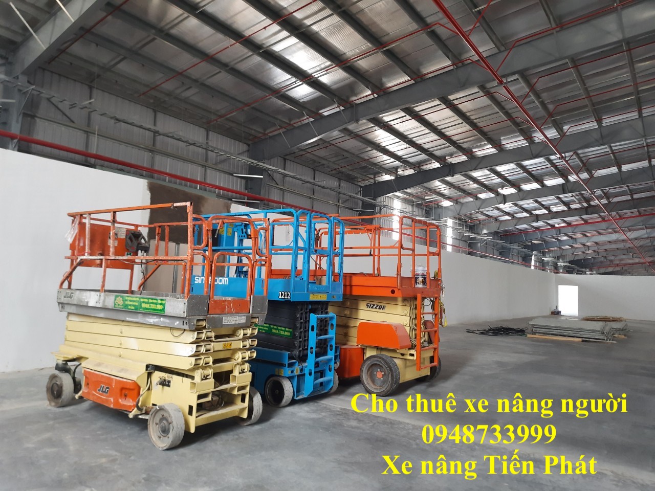 Cho thuê xe nâng người 14m tại Bình Dương 0948.733.999