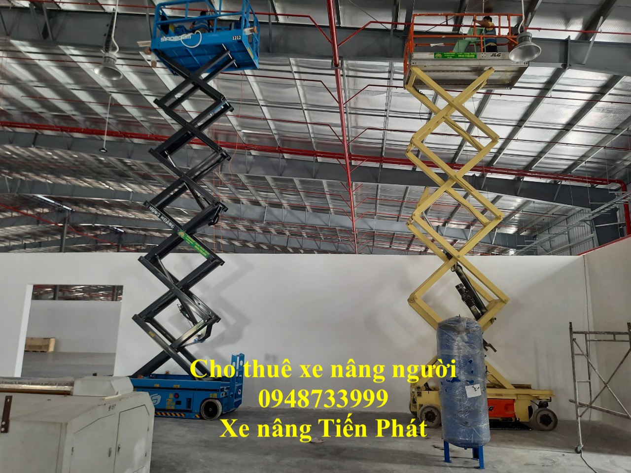 Cho thuê xe nâng người tại Long An