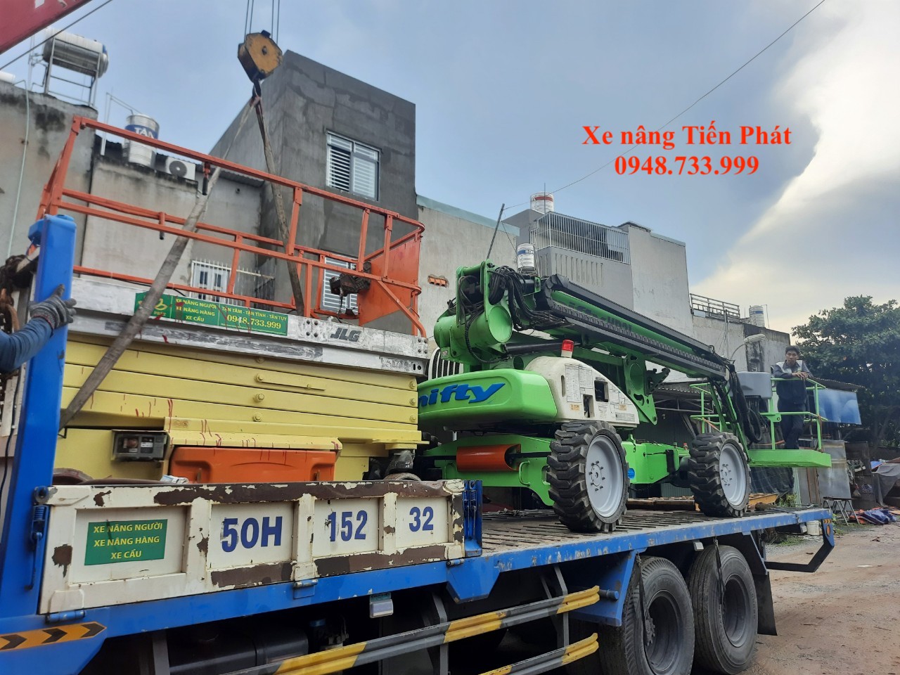 Cho thuê xe nâng người 12m và 21m