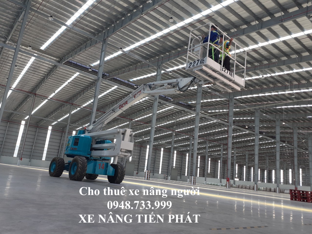 Cho thuê xe nâng người 20m tại TP Sóc Trăng