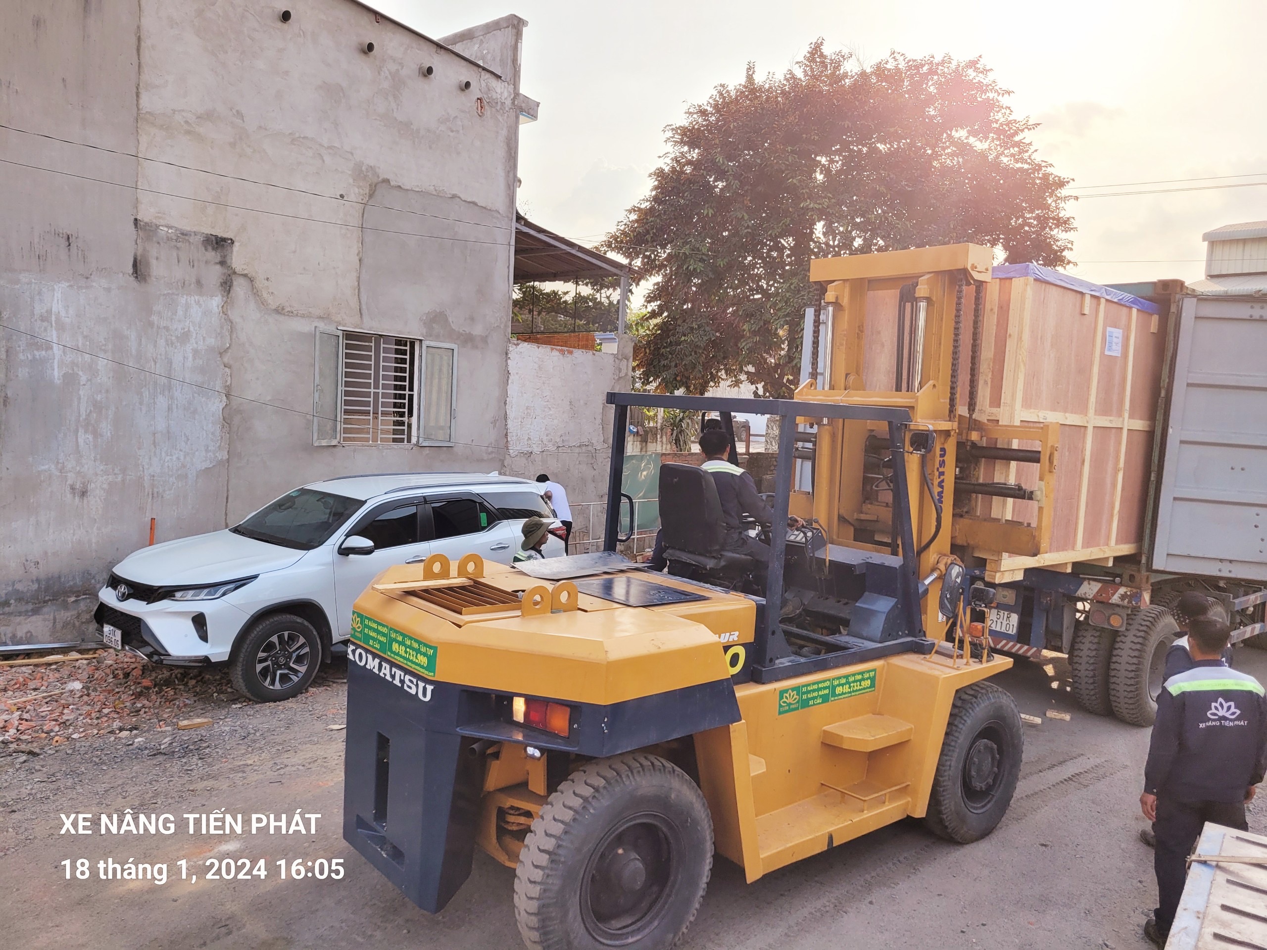 Cho thuê xe nâng hàng tại Nghệ An