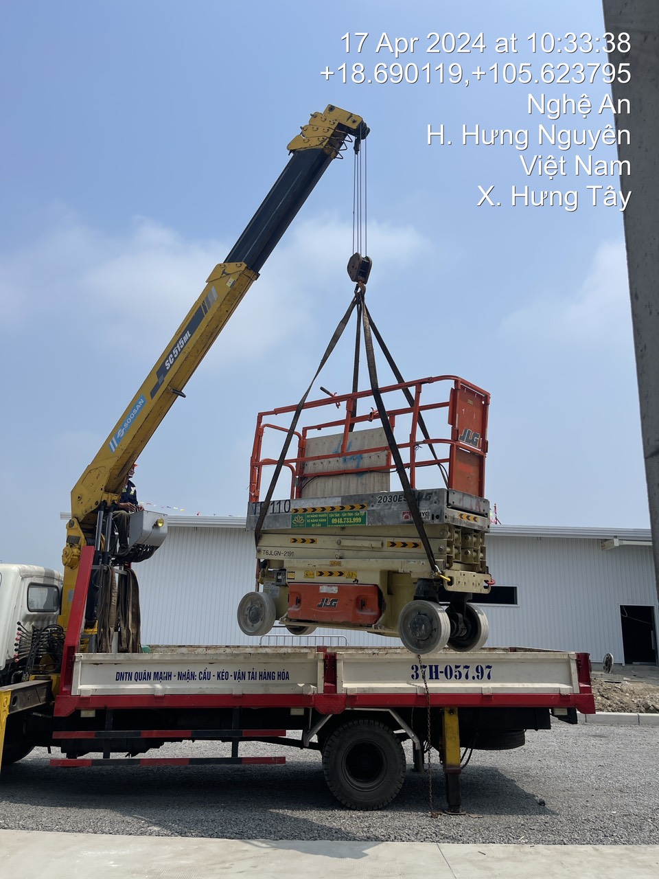 Cho thuê xe nâng người 6m tại Nghệ An