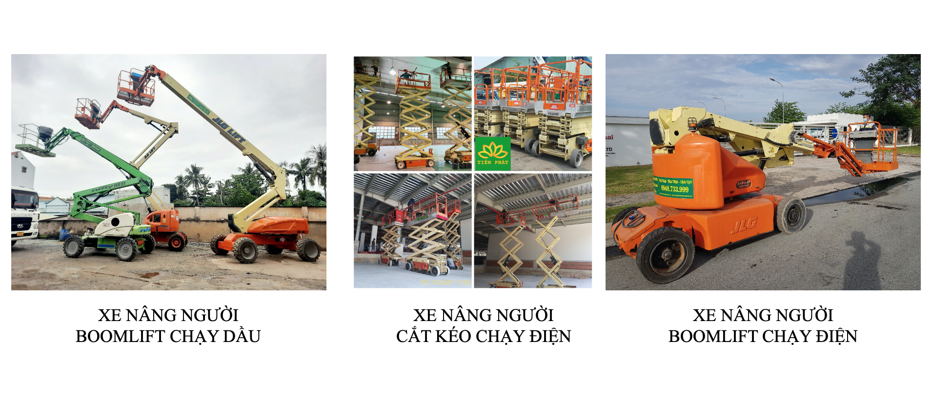 Cho thuê xe nâng người dạng Boomlift tại Dầu Tiếng Bình Dương