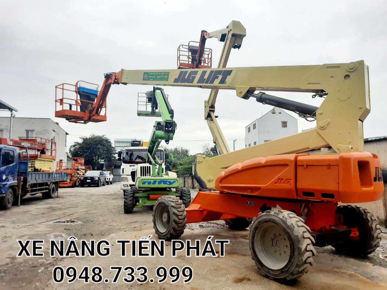 Cho thuê xe nâng người 20m chạy điện JLG M600JP