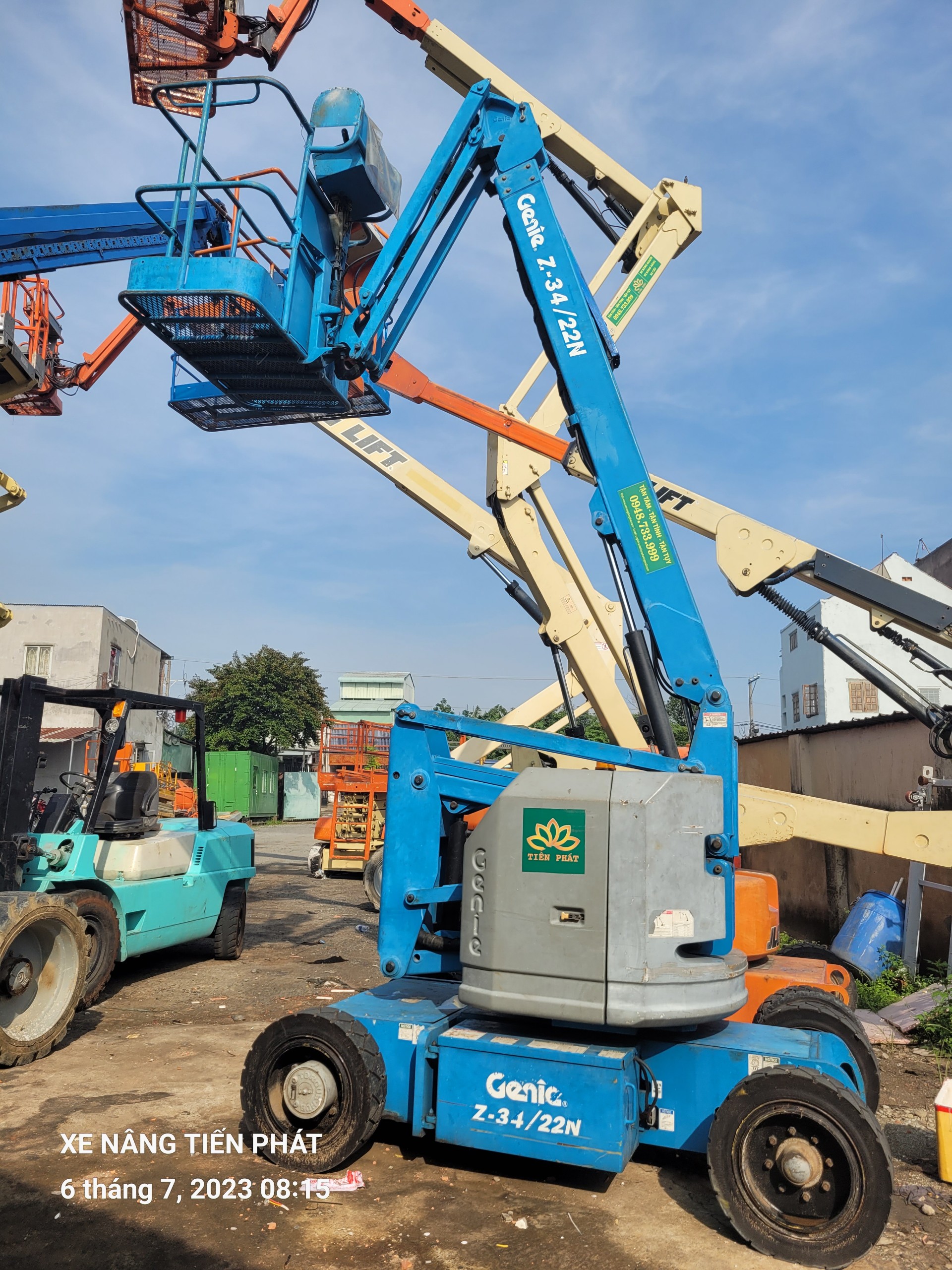 Xe nang nguoi genie z34/22 chạy điện