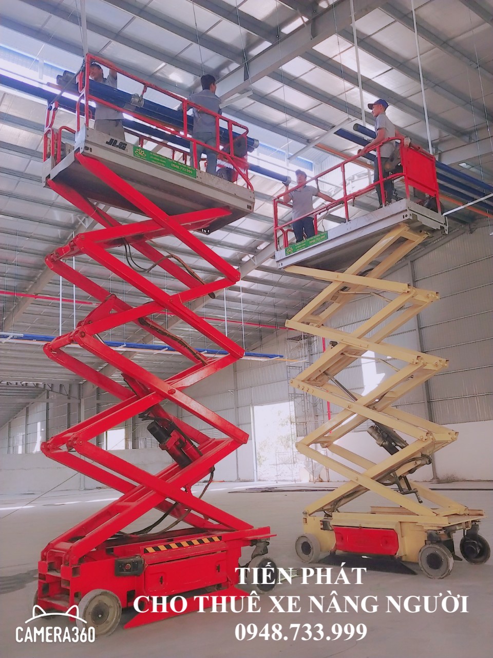 Cho thuê xe nâng người tại Tân An Long An