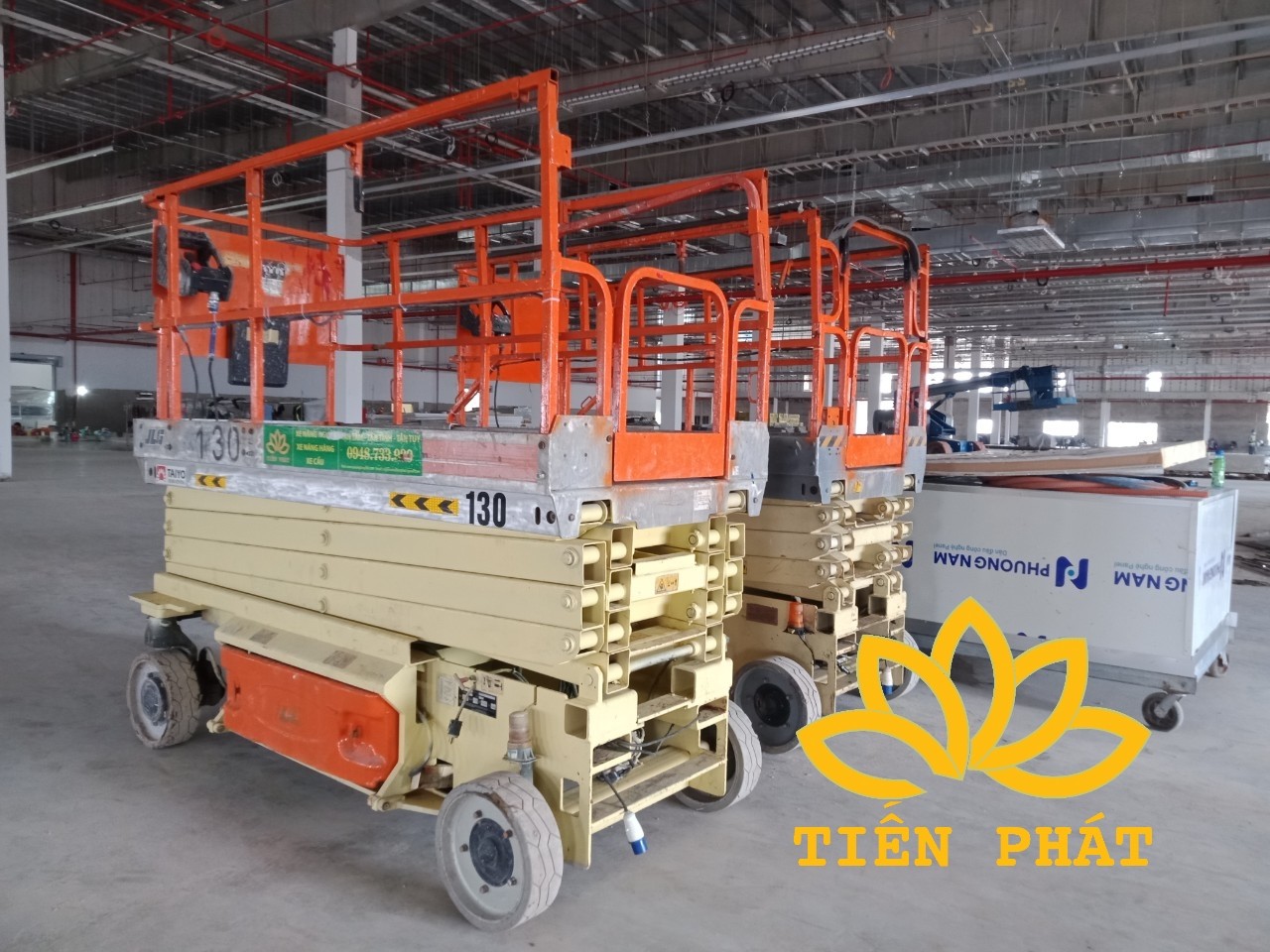 Cho thuê xe nâng người 12m tại KCN Đông Nam Củ Chi