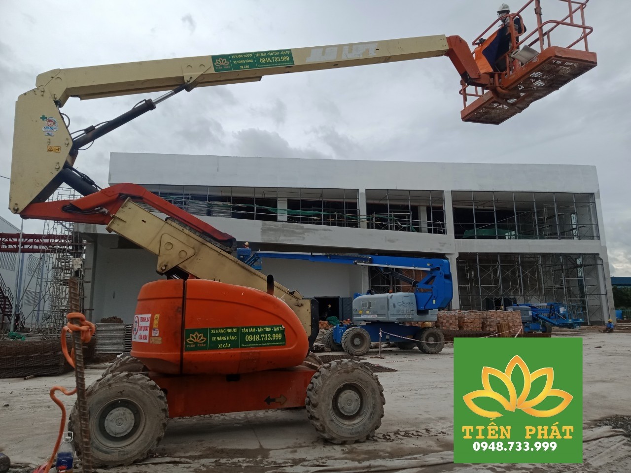 Cho thuê xe nâng người 22m tại KCN Tân Phú Trung Củ Chi