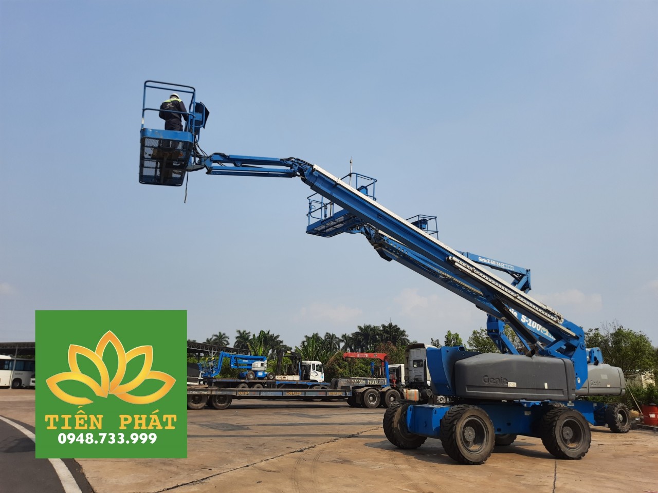 Cho thuê xe nâng người 26m tại KCN Hiệp Phước Nhà Bè
