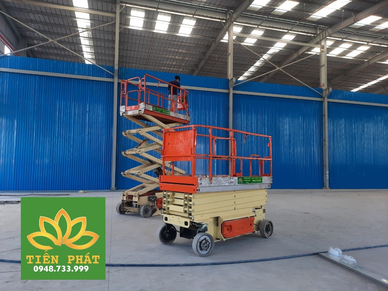 Cho thuê xe nâng người 12m tại KCN Linh Trung 1