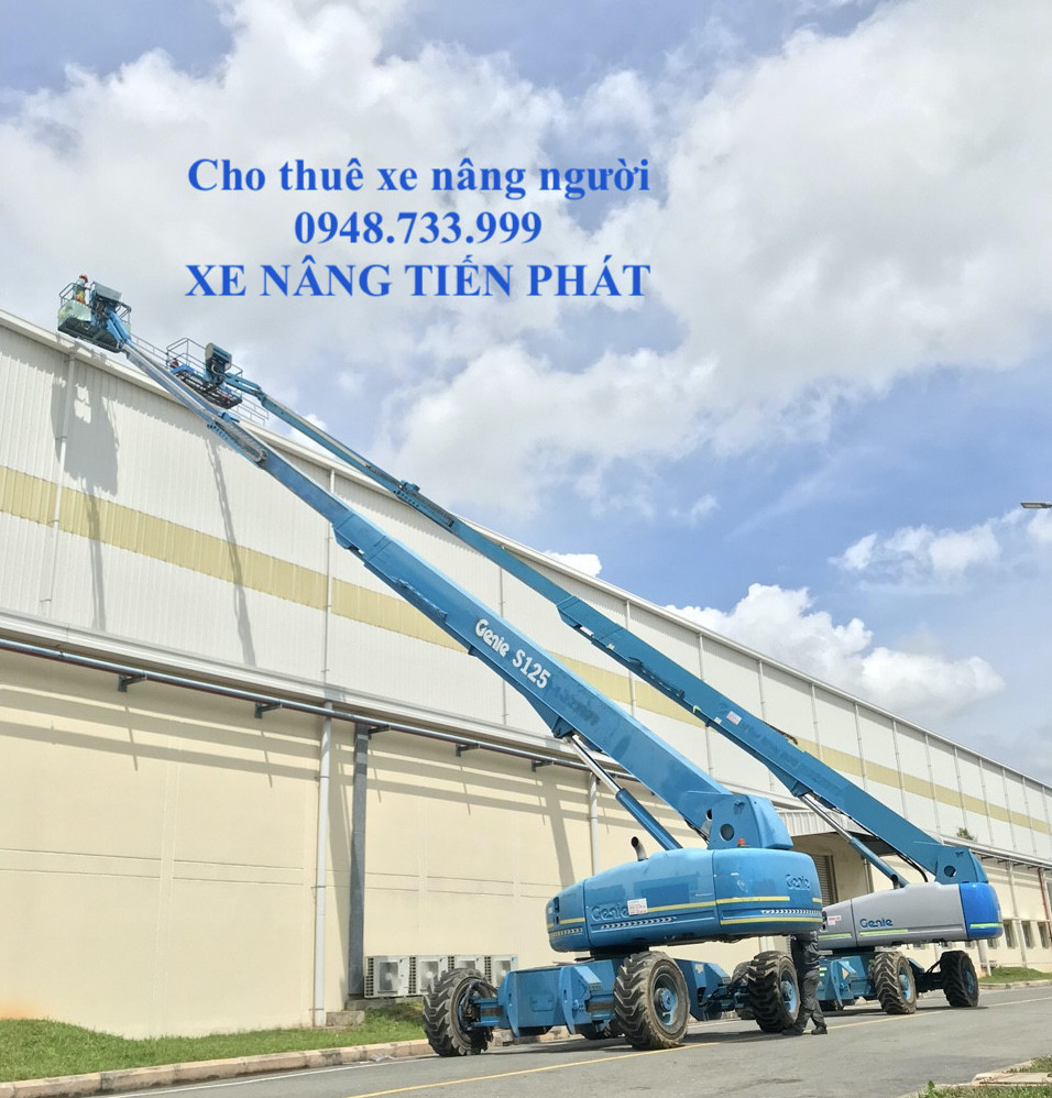 Cho thuê xe nâng người chạy dầu tại KCN KSB 0948733999