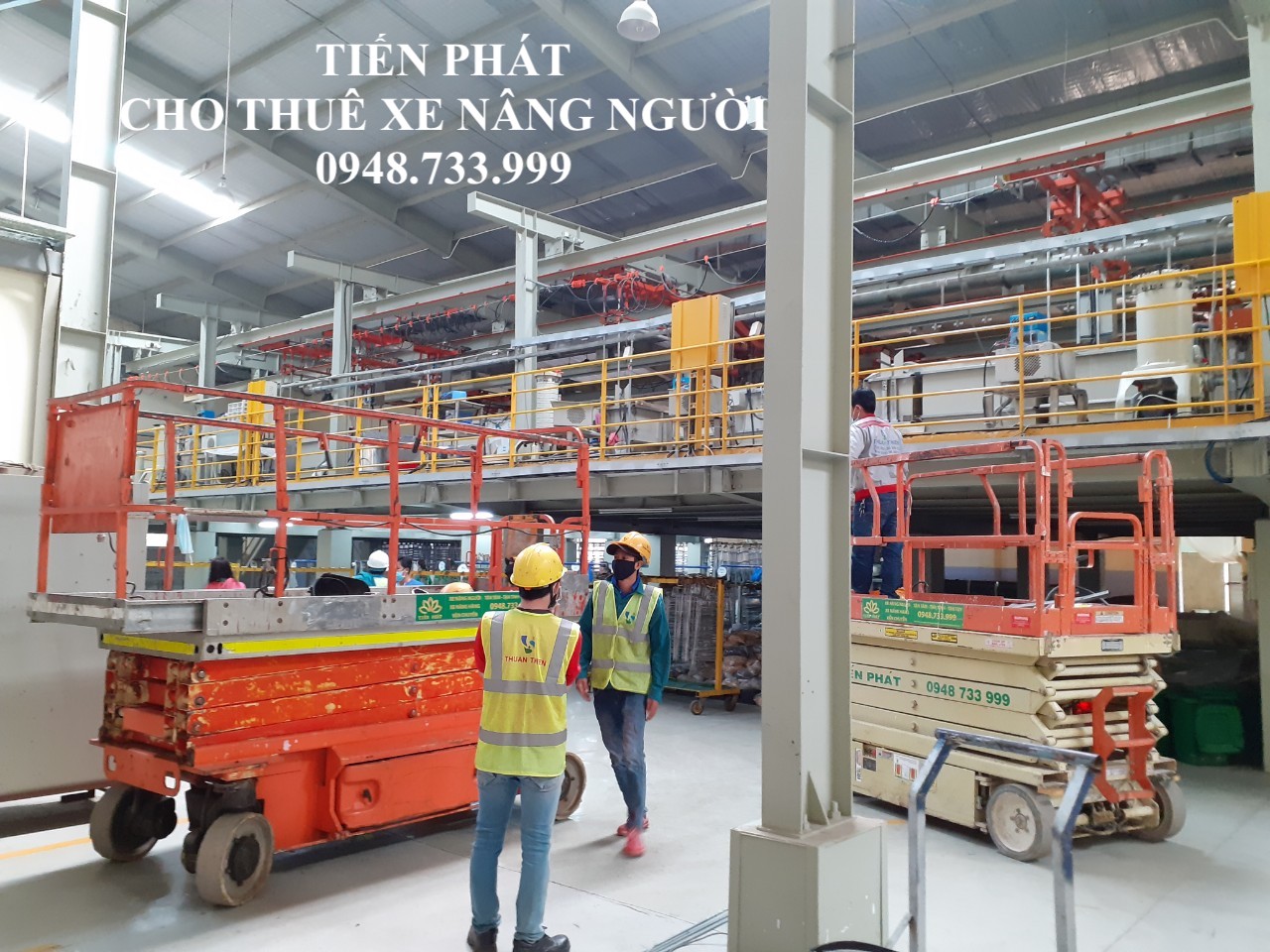 Xe nâng cắt kéo tại Marubeni