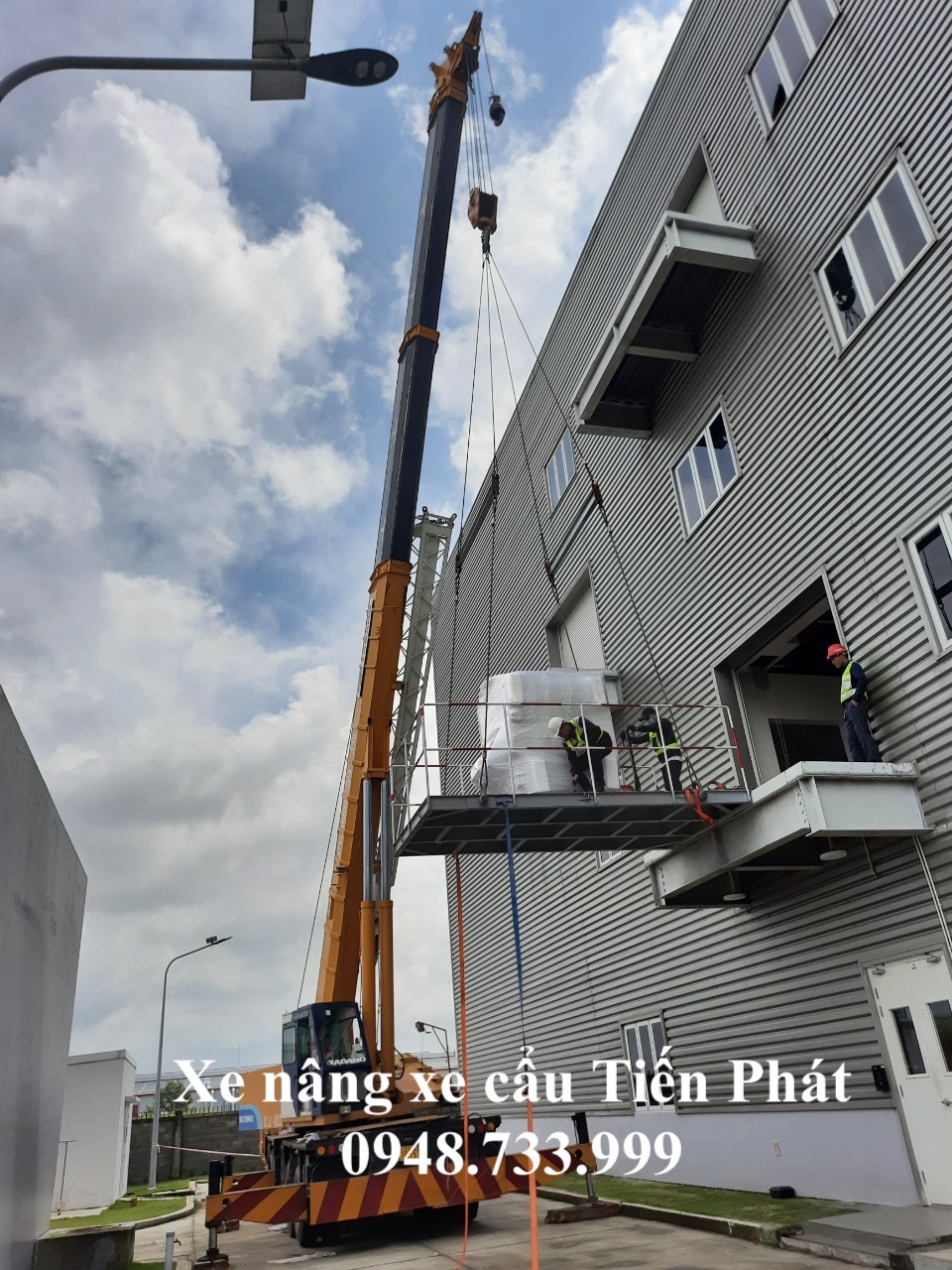 Cho thuê xe cẩu tại Long An