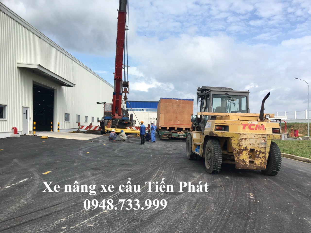 Cho thuê xe nâng tại Đức Hoà Long An