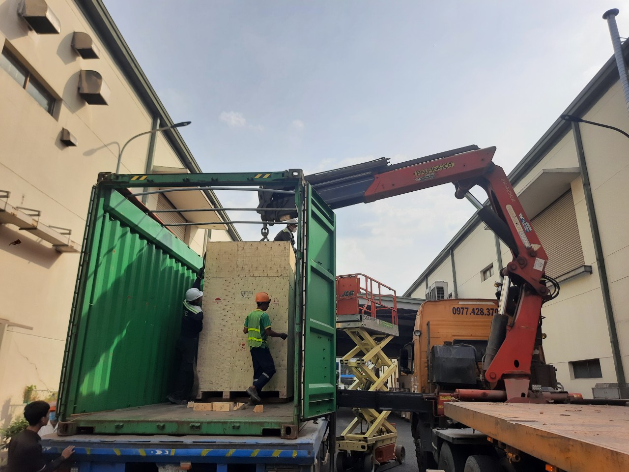 Cho thuê xe nâng tại KCN Vsip1 Bình Dương