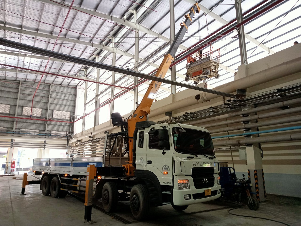 Cho thuê xe cẩu 15 tấn tại Tây Ninh