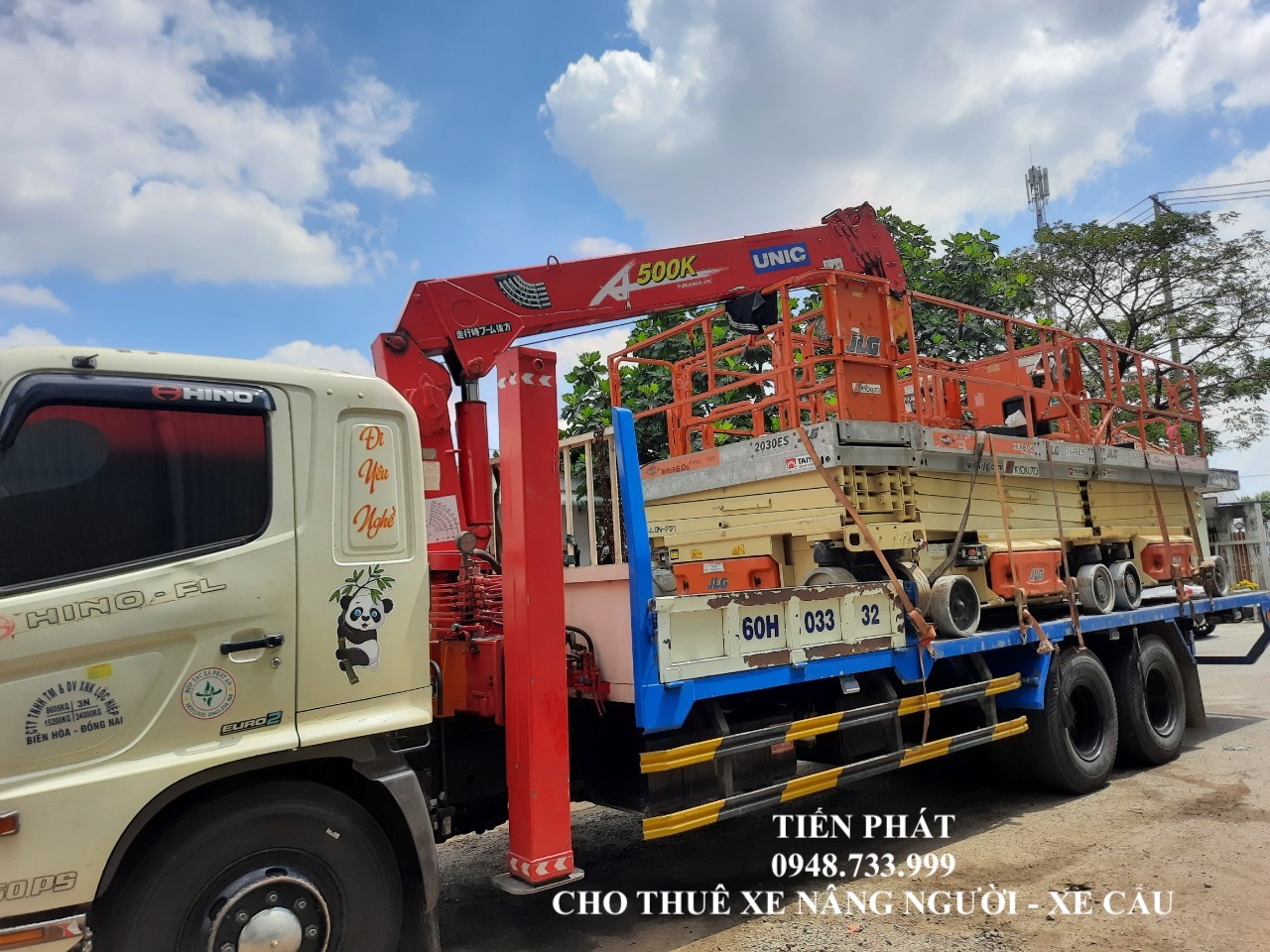 Cho thuê xe cẩu tại Tây Ninh