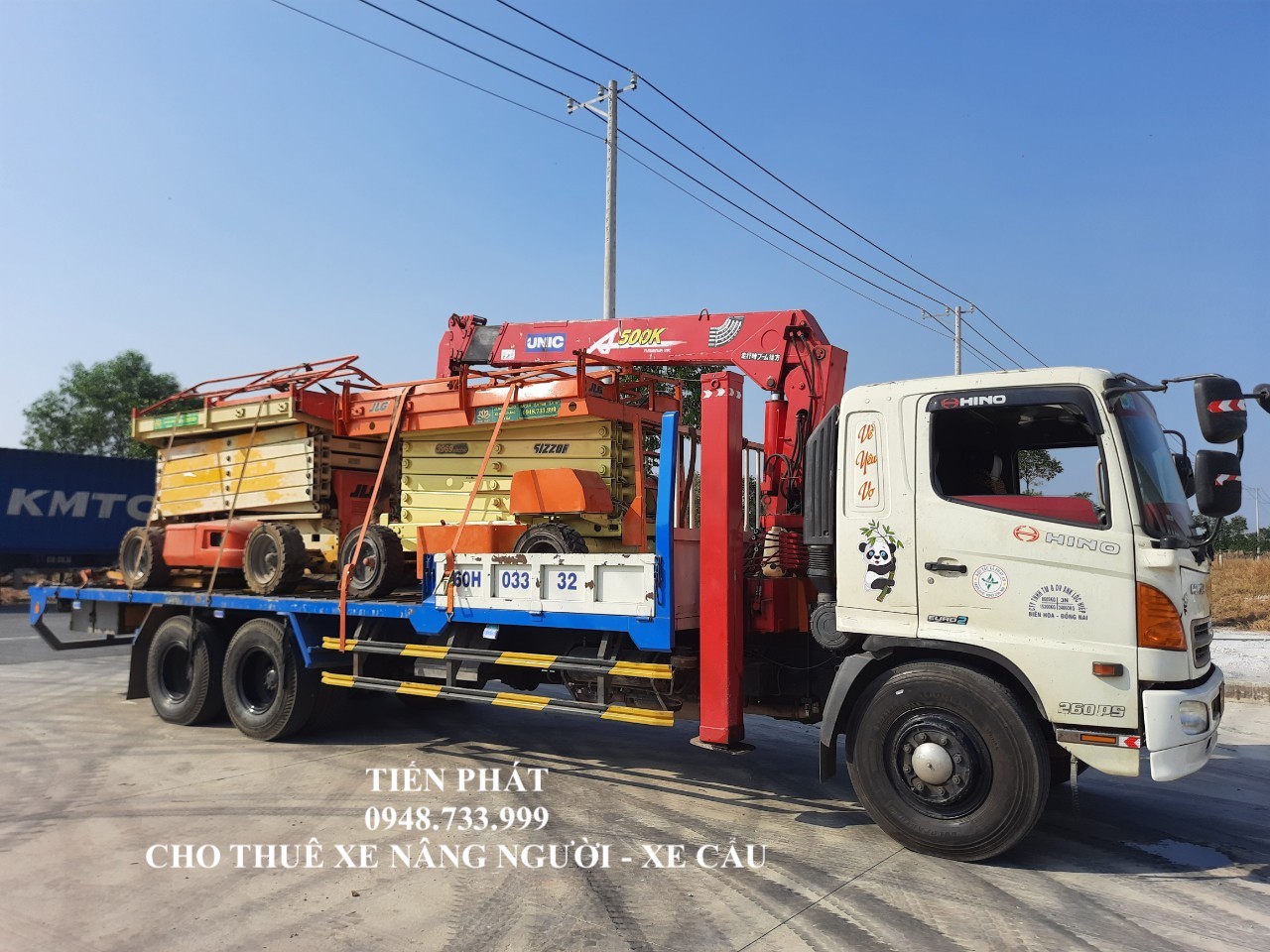 Cho thuê xe cẩu vận chuyển hàng hoá tại Đồng Nai 0948.733.999