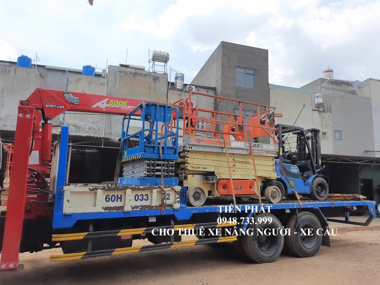 Cho thuê xe cẩu tại Tây Ninh
