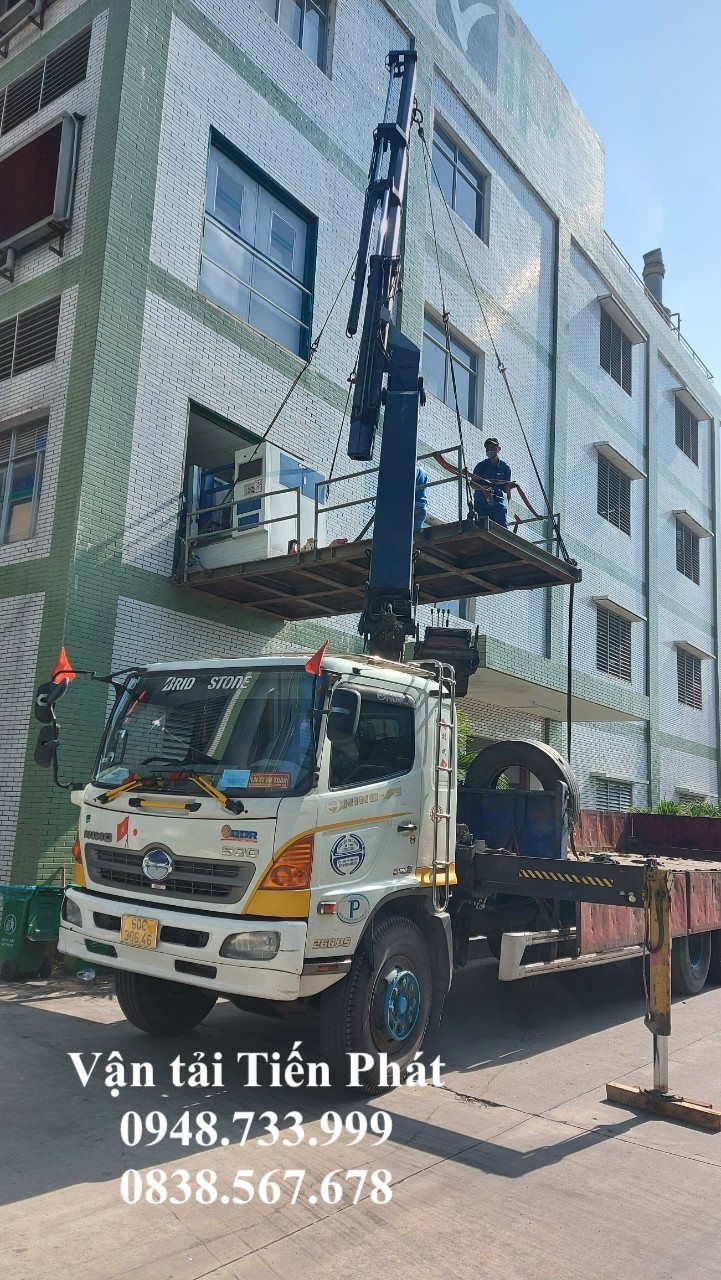 Cho thuê xe cẩu 15 tấn tại Long An