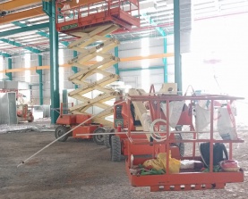 Bàn giao xe nâng người cho thuê tại KCN Phước Đông Tây Ninh 0948733999
