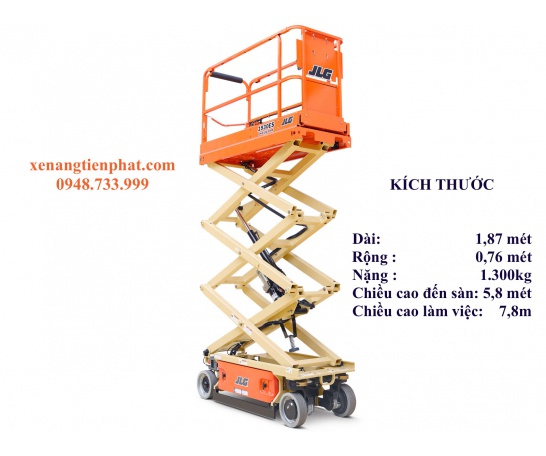 XE NÂNG CẮT KÉO 5,7M
