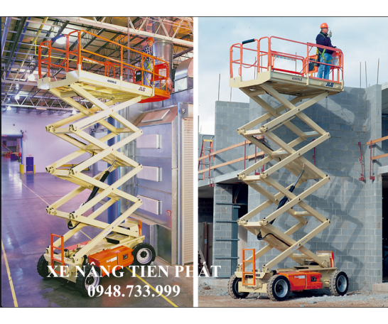 XE NÂNG CẮT KÉO 12,2M SÀN - JLG 4069